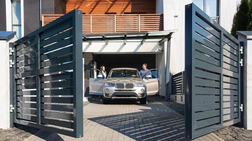 распашные ворота в Кореновске